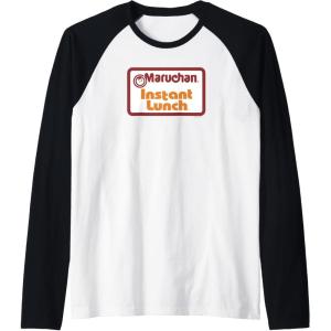 image:imageMaruchan Instant Lunch Card Official Logo Raglan Baseball TeeBlackWhite