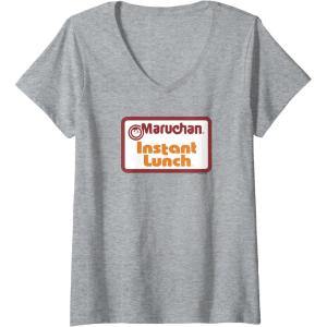image:imageMaruchan Instant Lunch Card Official Logo VNeck TShirtHeather Grey