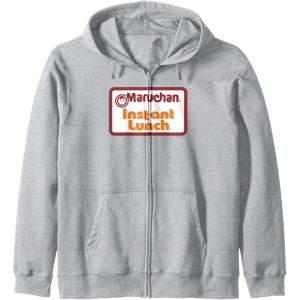image:imageMaruchan Instant Lunch Card Official Logo Zip HoodieHeather Grey