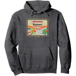 image:imageMaruchan Instant Lunch Chicken Flavor Art Pullover HoodieDark Heather Grey