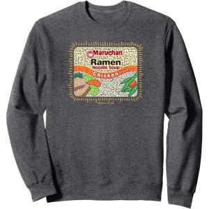 image:imageMaruchan Instant Lunch Chicken Flavor Art SweatshirtDark Heather Grey