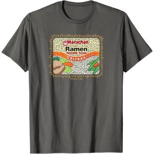 image:imageMaruchan Instant Lunch Chicken Flavor Art TShirtAsphalt Grey