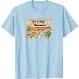 image:imageMaruchan Instant Lunch Chicken Flavor Art TShirtBaby Blue