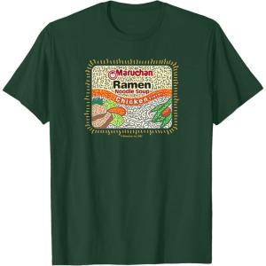 image:imageMaruchan Instant Lunch Chicken Flavor Art TShirtDark Green