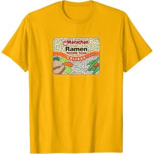 image:imageMaruchan Instant Lunch Chicken Flavor Art TShirtGolden Yellow