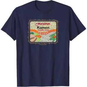 image:imageMaruchan Instant Lunch Chicken Flavor Art TShirtNavy Blue