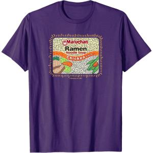 image:imageMaruchan Instant Lunch Chicken Flavor Art TShirtPurple