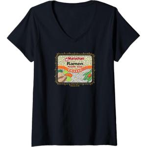image:imageMaruchan Instant Lunch Chicken Flavor Art VNeck TShirtBlack
