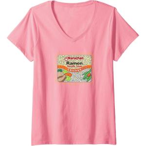 image:imageMaruchan Instant Lunch Chicken Flavor Art VNeck TShirtPink