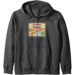 image:imageMaruchan Instant Lunch Chicken Flavor Art Zip HoodieDark Heather Grey