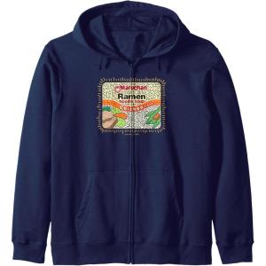 image:imageMaruchan Instant Lunch Chicken Flavor Art Zip HoodieNavy Blue