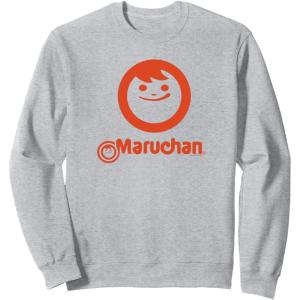 image:imageMaruchan Instant Lunch Classic Happy Face Vintage Logo SweatshirtHeather Grey