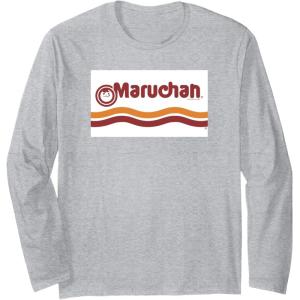 image:imageMaruchan Instant Lunch Classic Iconic Logo Long Sleeve TShirtHeather Grey