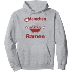 image:imageMaruchan Instant Lunch Classic Reman Bowl Logo Pullover HoodieHeather Grey