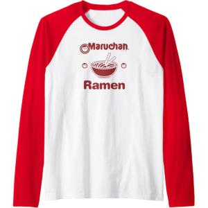 image:imageMaruchan Instant Lunch Classic Reman Bowl Logo Raglan Baseball TeeRedWhite