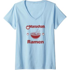 image:imageMaruchan Instant Lunch Classic Reman Bowl Logo VNeck TShirtBaby Blue