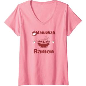 image:imageMaruchan Instant Lunch Classic Reman Bowl Logo VNeck TShirtPink