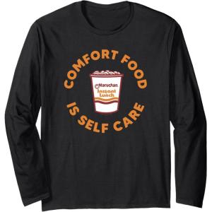 image:imageMaruchan Instant Lunch Comfort Food Is Self Care Ramen Cup Long Sleeve TShirtBlack