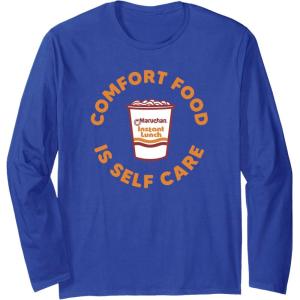 image:imageMaruchan Instant Lunch Comfort Food Is Self Care Ramen Cup Long Sleeve TShirtRoyal Blue