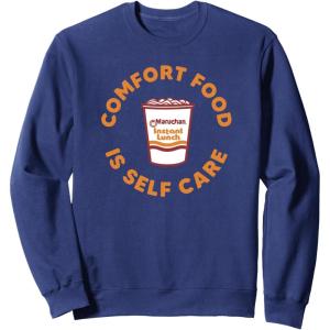 image:imageMaruchan Instant Lunch Comfort Food Is Self Care Ramen Cup SweatshirtNavy Blue