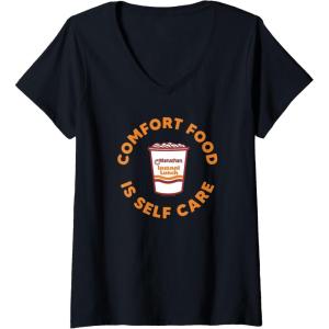 image:imageMaruchan Instant Lunch Comfort Food Is Self Care Ramen Cup VNeck TShirtBlack