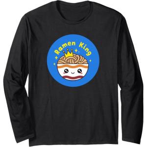 image:imageMaruchan Instant Lunch Cute Kawaii Ramen King Bowl Logo Long Sleeve TShirtBlack