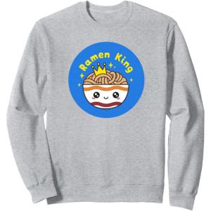 image:imageMaruchan Instant Lunch Cute Kawaii Ramen King Bowl Logo SweatshirtHeather Grey