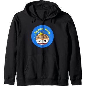 image:imageMaruchan Instant Lunch Cute Kawaii Ramen King Bowl Logo Zip HoodieBlack