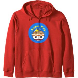 image:imageMaruchan Instant Lunch Cute Kawaii Ramen King Bowl Logo Zip HoodieRed