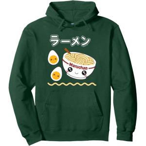 image:imageMaruchan Instant Lunch Cute Ramen Japanese Style Logo Pullover HoodieDark Green