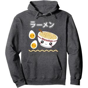 image:imageMaruchan Instant Lunch Cute Ramen Japanese Style Logo Pullover HoodieDark Heather Grey