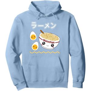 image:imageMaruchan Instant Lunch Cute Ramen Japanese Style Logo Pullover HoodieDusty Blue
