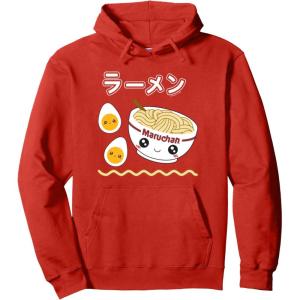 image:imageMaruchan Instant Lunch Cute Ramen Japanese Style Logo Pullover HoodieRed