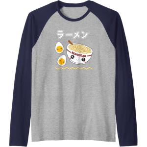 image:imageMaruchan Instant Lunch Cute Ramen Japanese Style Logo Raglan Baseball TeeNavy BlueAthletic Heather