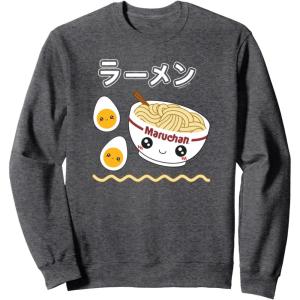 image:imageMaruchan Instant Lunch Cute Ramen Japanese Style Logo SweatshirtDark Heather Grey