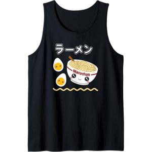 image:imageMaruchan Instant Lunch Cute Ramen Japanese Style Logo Tank TopBlack