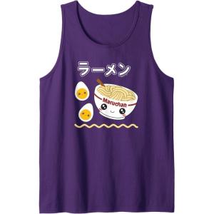 image:imageMaruchan Instant Lunch Cute Ramen Japanese Style Logo Tank TopPurple
