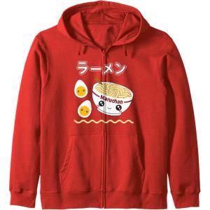 image:imageMaruchan Instant Lunch Cute Ramen Japanese Style Logo Zip HoodieRed
