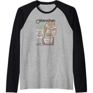 image:imageMaruchan Instant Lunch Different Presentations Panel Art Raglan Baseball TeeBlackAthletic Heather