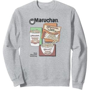 image:imageMaruchan Instant Lunch Different Presentations Panel Art SweatshirtHeather Grey