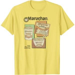 image:imageMaruchan Instant Lunch Different Presentations Panel Art TShirtLemon Yellow