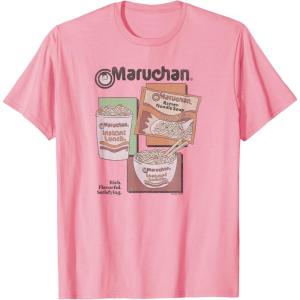 image:imageMaruchan Instant Lunch Different Presentations Panel Art TShirtPink