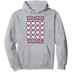 image:imageMaruchan Instant Lunch Groovy Tasty Vibes Grid Logo Pullover HoodieHeather Grey