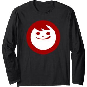 image:imageMaruchan Instant Lunch Happy Face Classic Logo Long Sleeve TShirtBlack