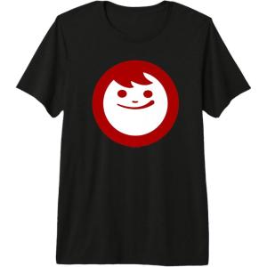 image:imageMaruchan Instant Lunch Happy Face Classic Logo Premium TShirtBlack