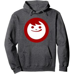 image:imageMaruchan Instant Lunch Happy Face Classic Logo Pullover HoodieDark Heather Grey