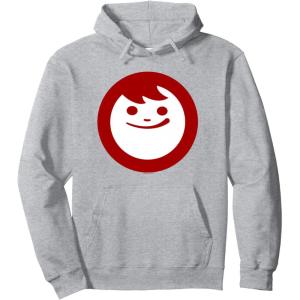 image:imageMaruchan Instant Lunch Happy Face Classic Logo Pullover HoodieHeather Grey