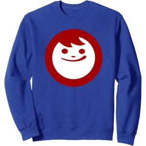 image:imageMaruchan Instant Lunch Happy Face Classic Logo SweatshirtRoyal Blue