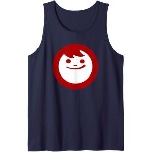 image:imageMaruchan Instant Lunch Happy Face Classic Logo Tank TopNavy Blue