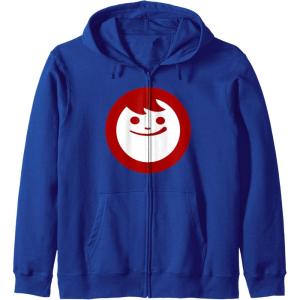 image:imageMaruchan Instant Lunch Happy Face Classic Logo Zip HoodieRoyal Blue